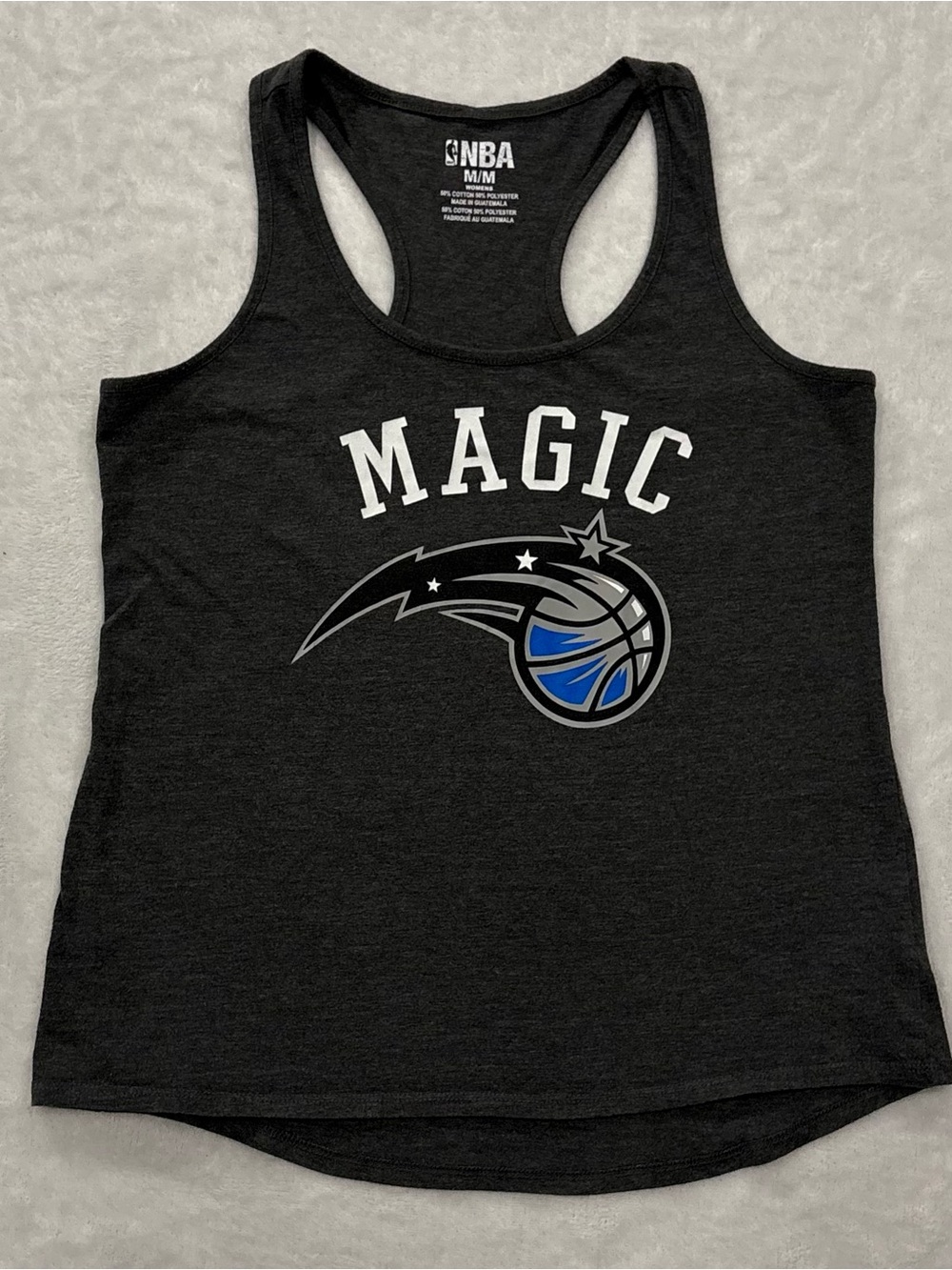 NBA Orlando Magic Heather Gray Racerback Tank Top Women’s Size M